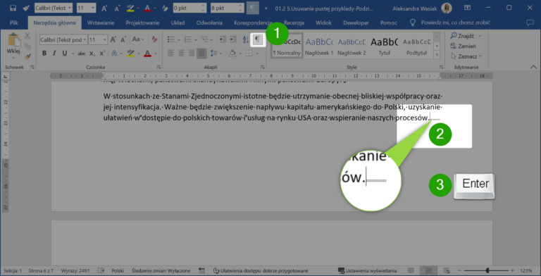 Word: Jak usunąć pustą stronę w Wordzie | Kultura Języka
