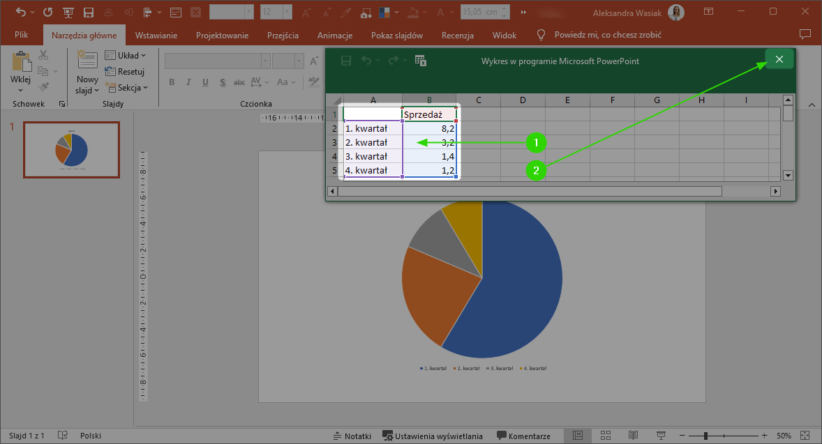 Tabela danych programu Microsoft Excel | Kultura Języka