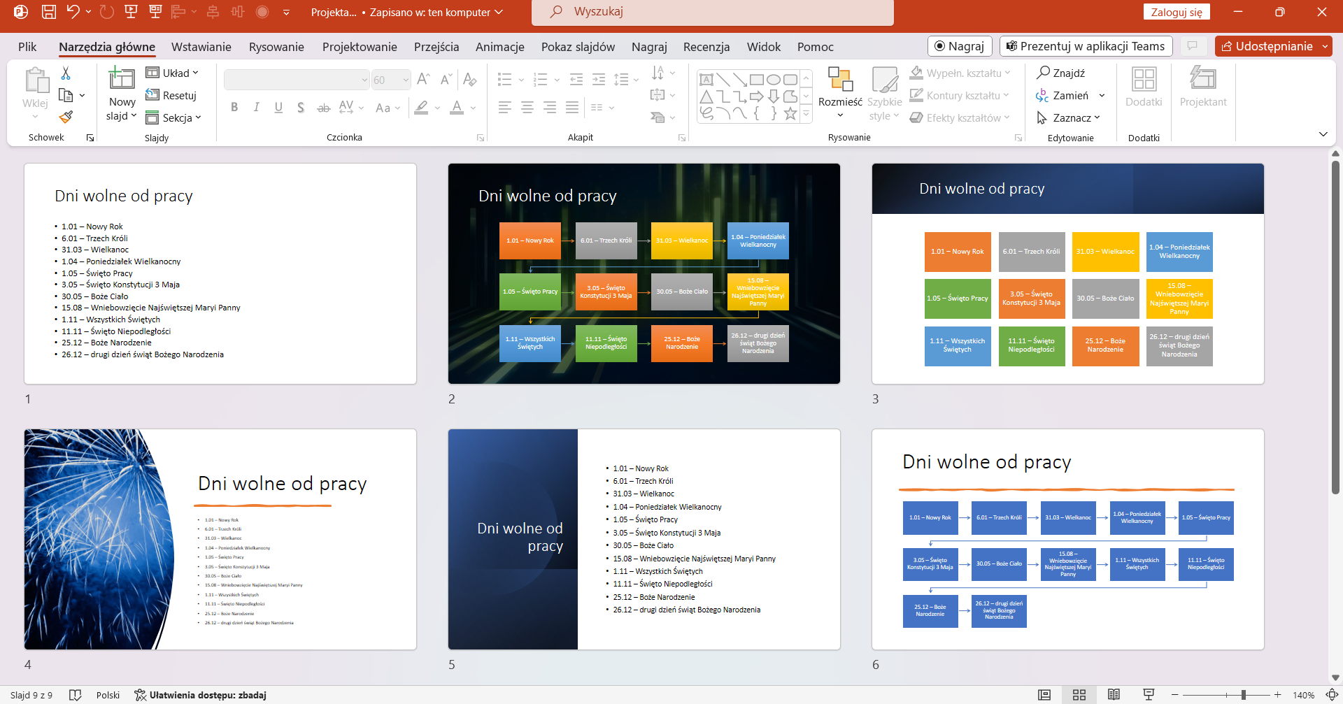Sortowanie slajdów w prezentacji PowerPoint | Kultura Języka